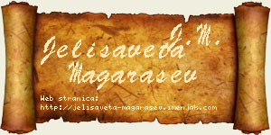 Jelisaveta Magarašev vizit kartica